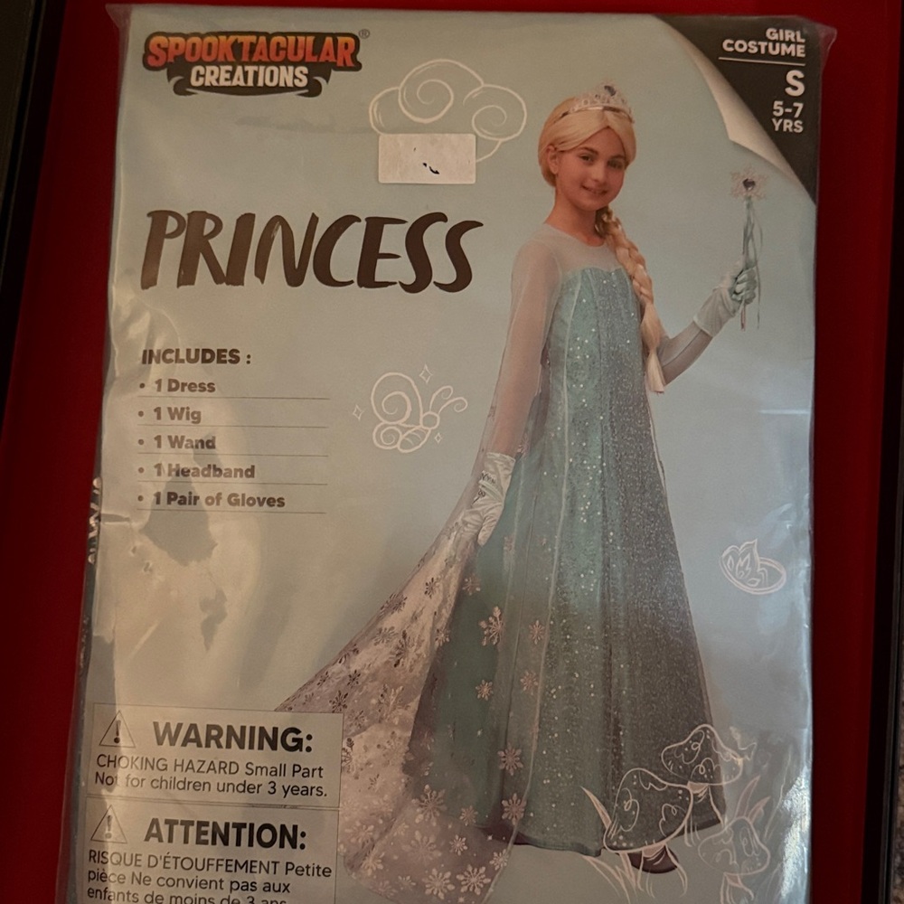 Kids Ice Princess Costume Set - Blue - Picture 2 of 3